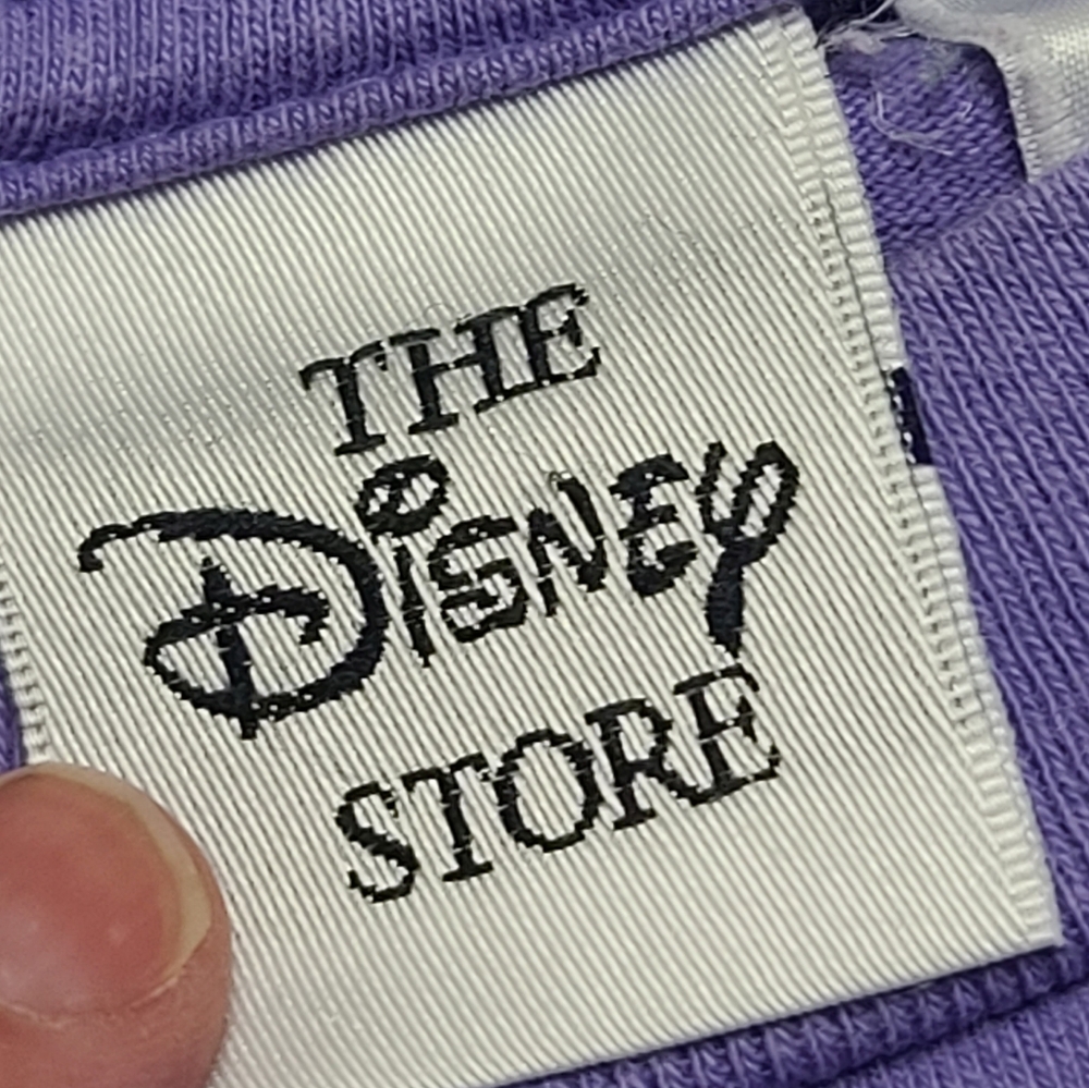 Vintage The Disney Store Tag, Purple Graphic Pocket T-Shirt, Eeyore And Piglet L - Picture 7 of 9